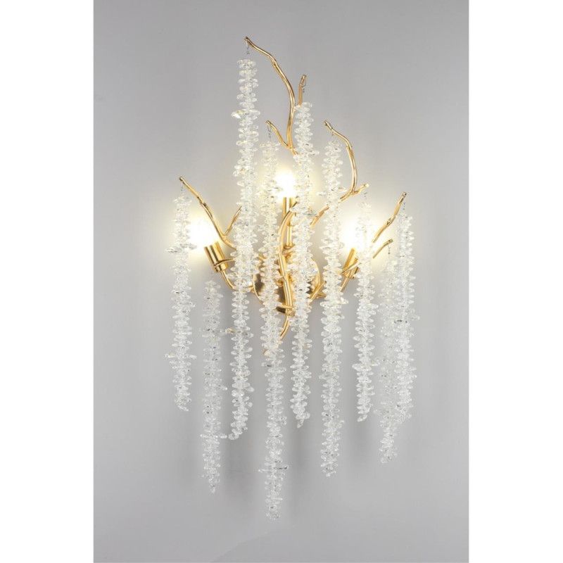 Бра 16*40*60 см, 3*G9, 5W, Aployt PAULINA APL.848.01.03, золотой