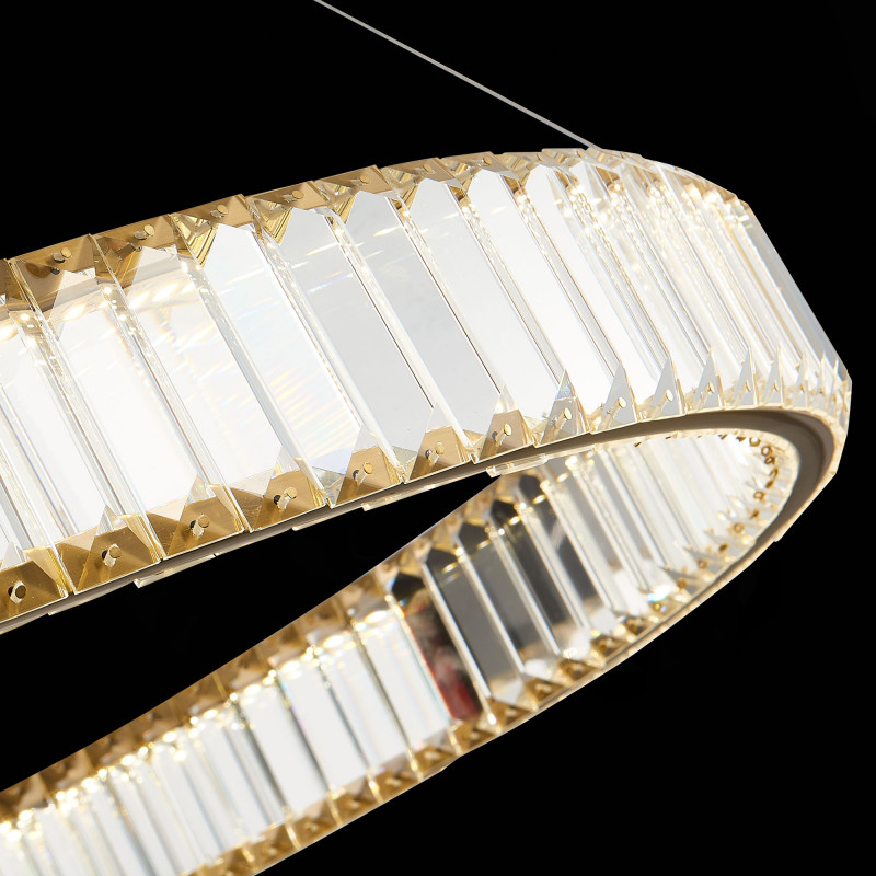 Люстра подвесная 102 см, 68W 4000K ST LUCE TIVOLI SL1622.313.01 Латунь