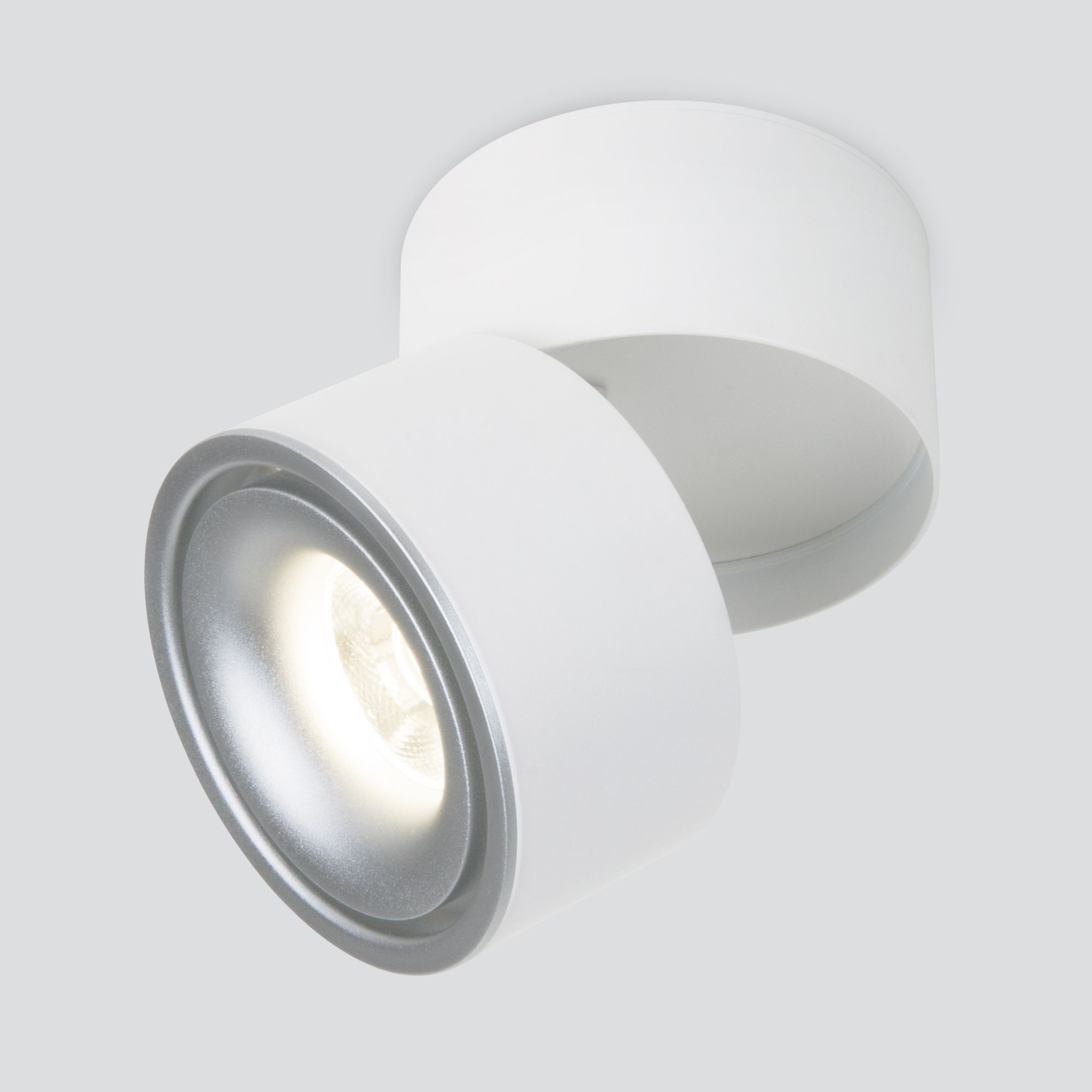 Накладной светодиодный светильник DLR031 15W 4200K 3100 белый матовый/серебро Elektrostandard