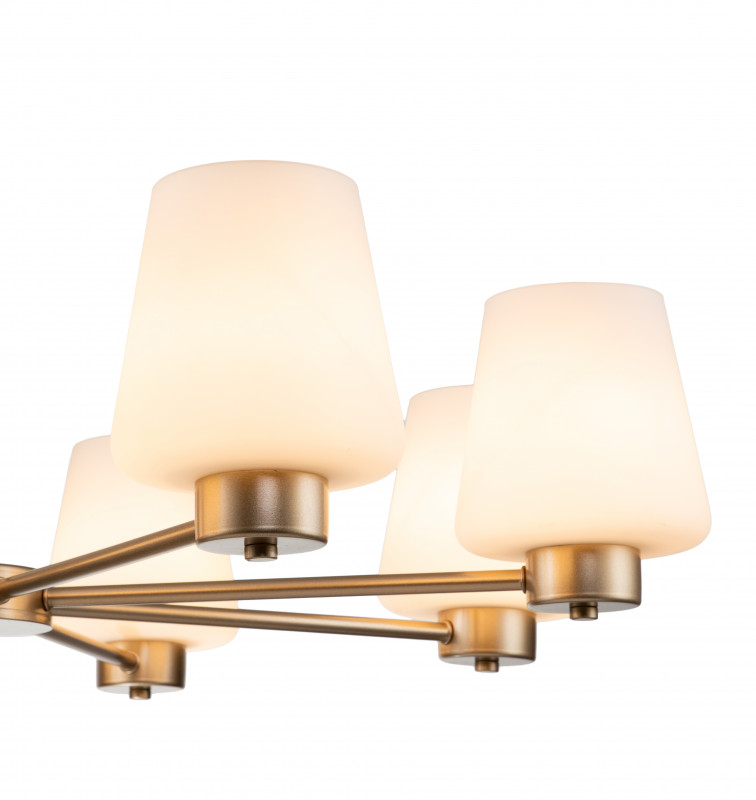 Подвесной светильник 815*815*455/1255 мм, 8*E27 золото Indigo Tulip V000002, 13004/8P Gold