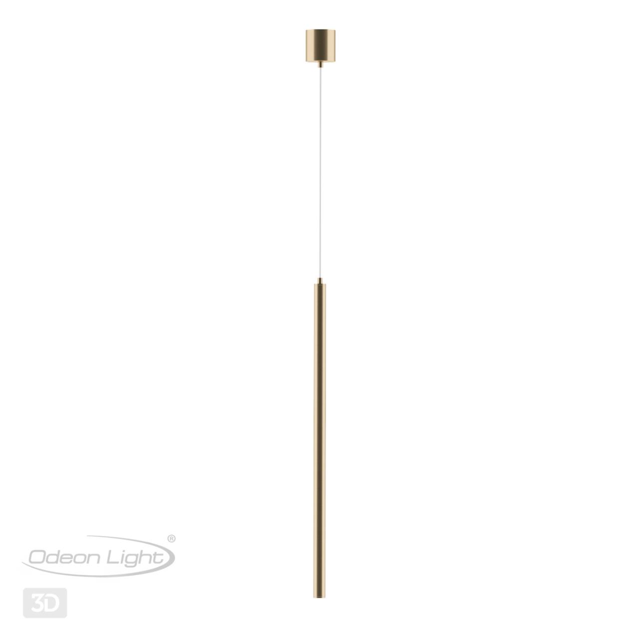 Светодиодный светильник 3 см, 3W, 3000K, Odeon Light FIANO 4374/3L, золото
