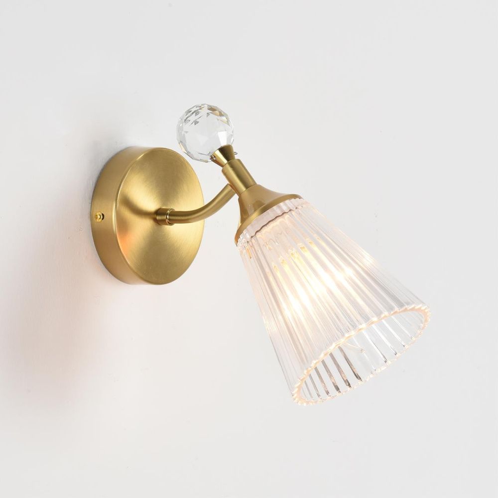 Бра 25*11*21- см, 1*E14*40W, Lumion Aurica 8046/1W, латунь