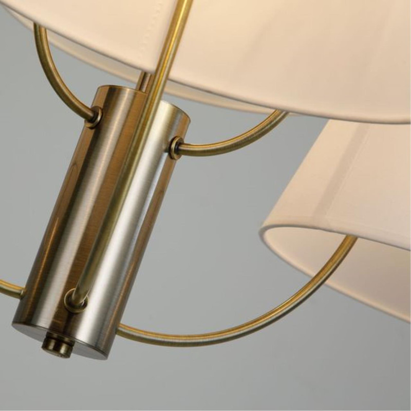 Подвесная люстра 85 см, Arte Lamp RONDO A4086LM-6AB, бронза