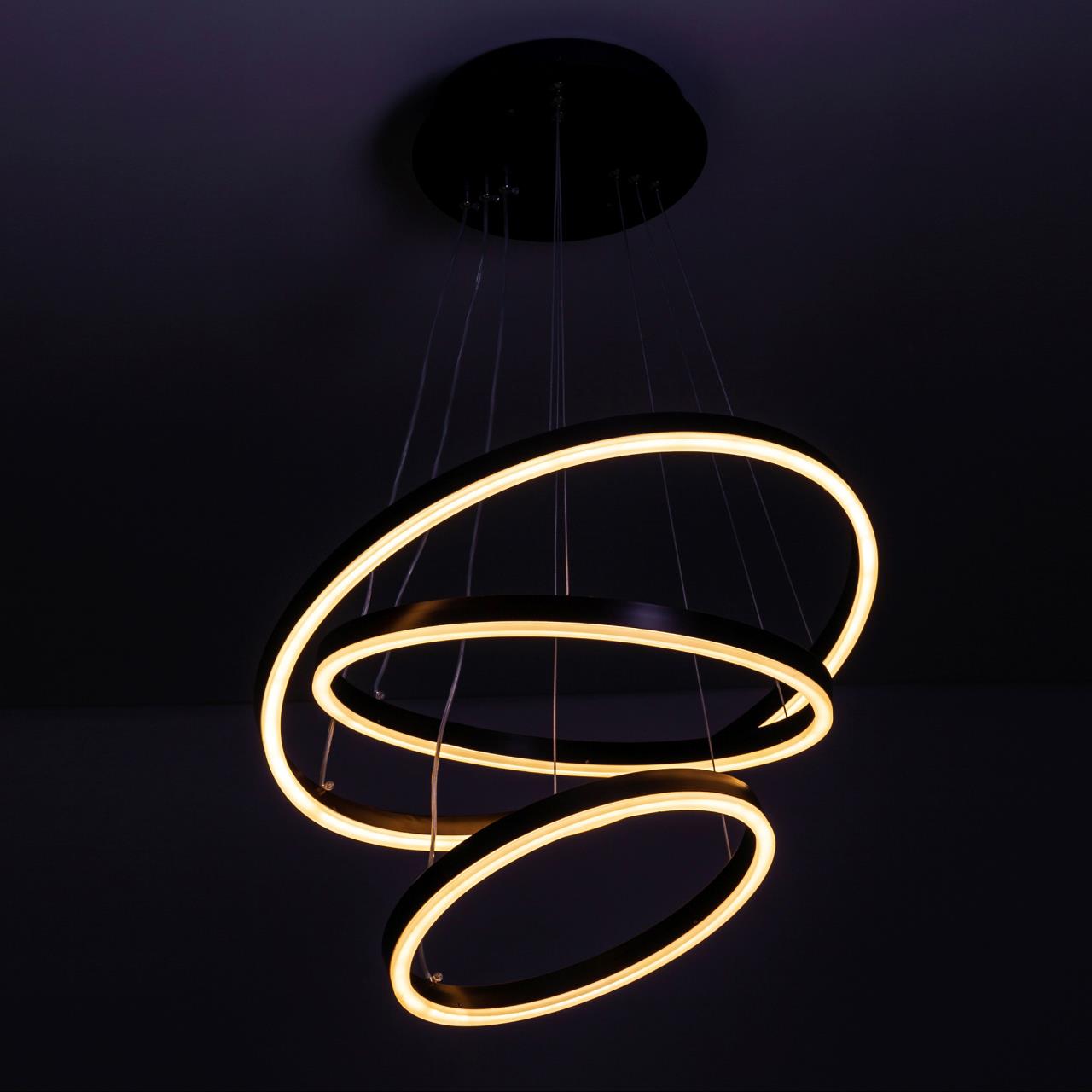 Подвесной светильник **120 см, LED 150W, 3000 / 6000K, Коричневый LED4U L55000-3HL BR
