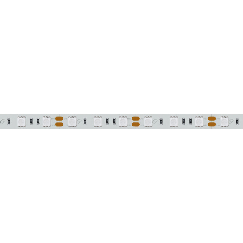 Лента RTW 2-5000SE 12V Yellow 2x (5060, 300 LED, LUX) (Arlight, 14.4 Вт/м, IP65) 015444. Цена указана за 5 метров. Продается кратно 5 метрам.
