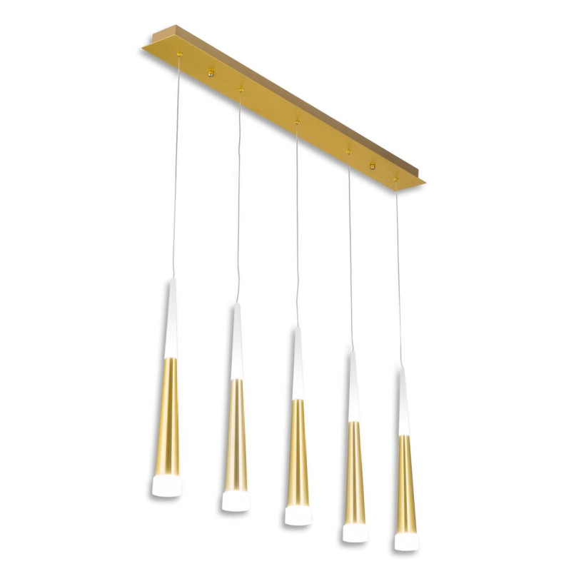 Светильник подвесной 93*10*160 см LED*35 W, 3000 К Citilux Вегас Шампань CL227052