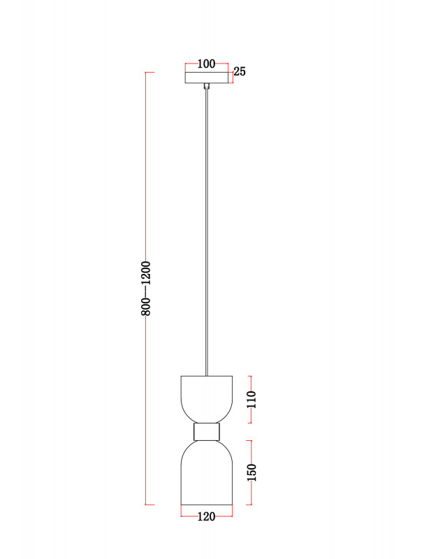 Светильник 12 см, Freya FR5203PL-01CH, хром