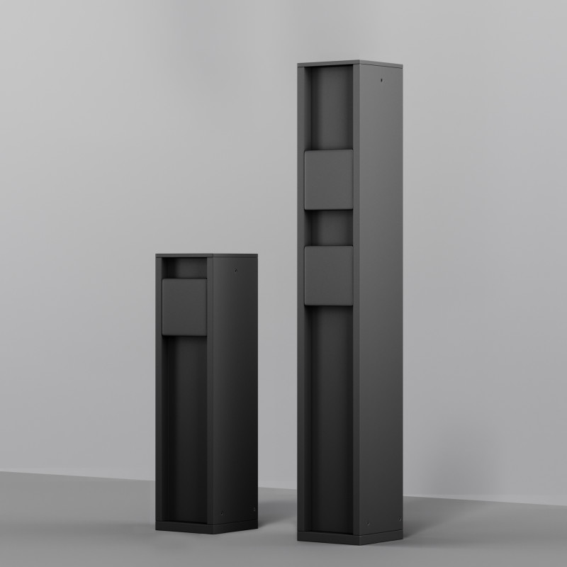 Уличная розетка 8*50 см, Maytoni Socket Графит
