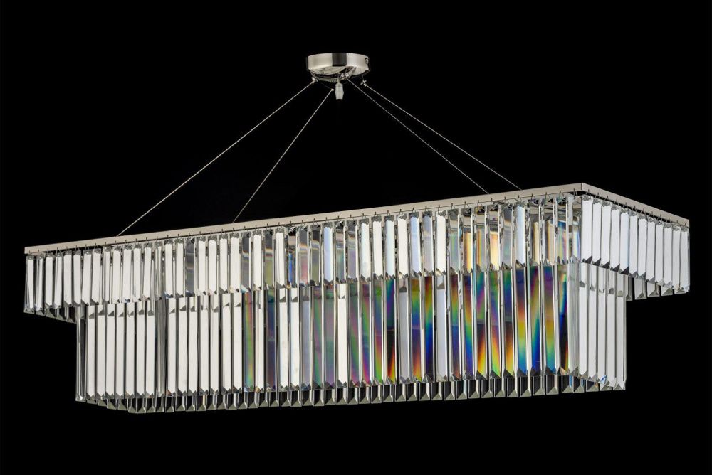 Люстра подвесная **26 см, 10*G9*40W, Arti Lampadari Enio Enio E 1.5.120X30.100 NP, Никель