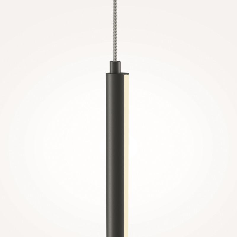 Подвесной светильник 1,7*1,7*375 см, LED, 11W, 4000К, Maytoni Halo MOD246PL-L12BK черный