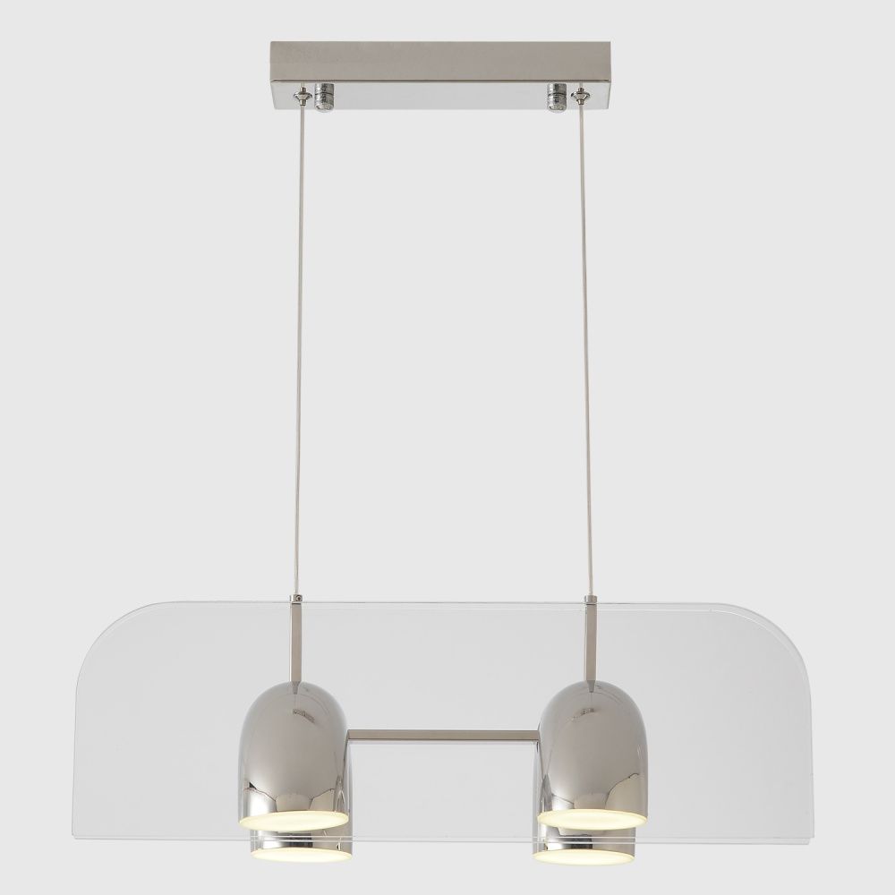 Светильник подвесной 49,5*25,2*16-223,5 см, *LED*24W, 4000K, Crystal Lux Element ELEMENT SP24W LED CHROME, Хром