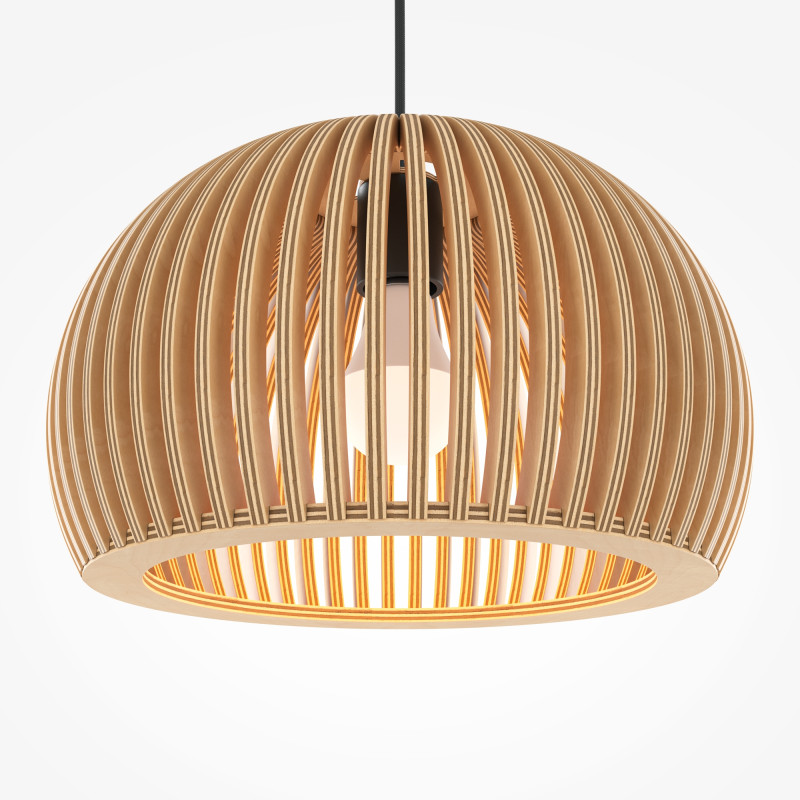 Светильник 33 см, Maytoni Roots MOD195PL-01W, черный-дерево