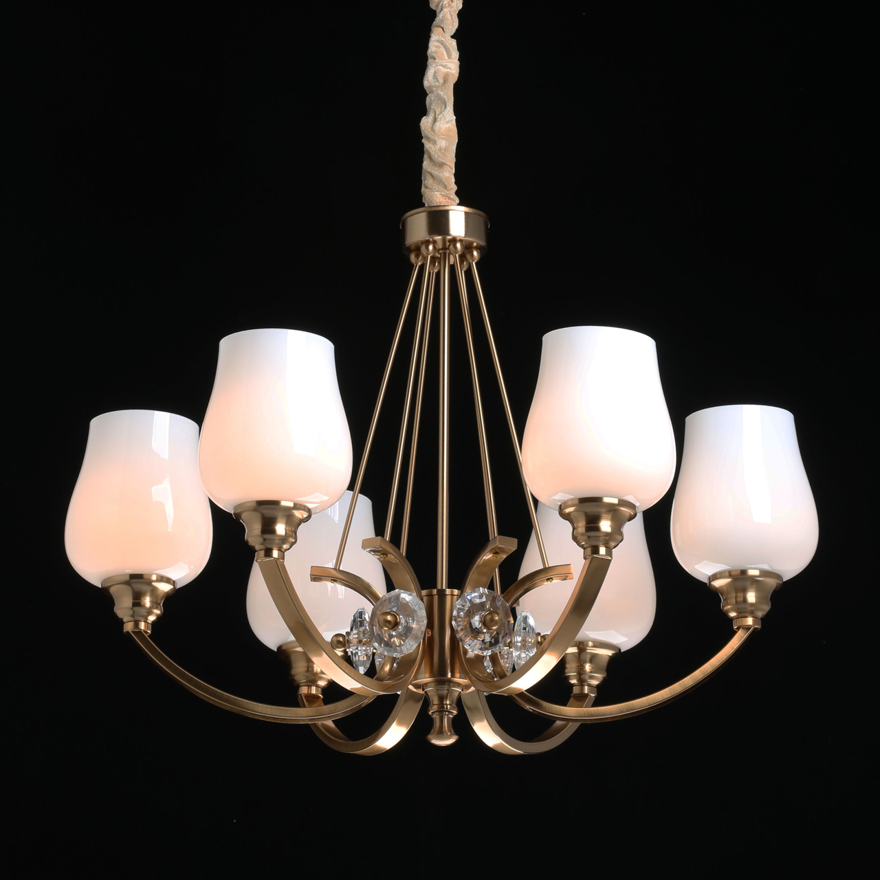 Люстра 67*110 см, 6*E27 бронза MW-Light Палермо 386017706