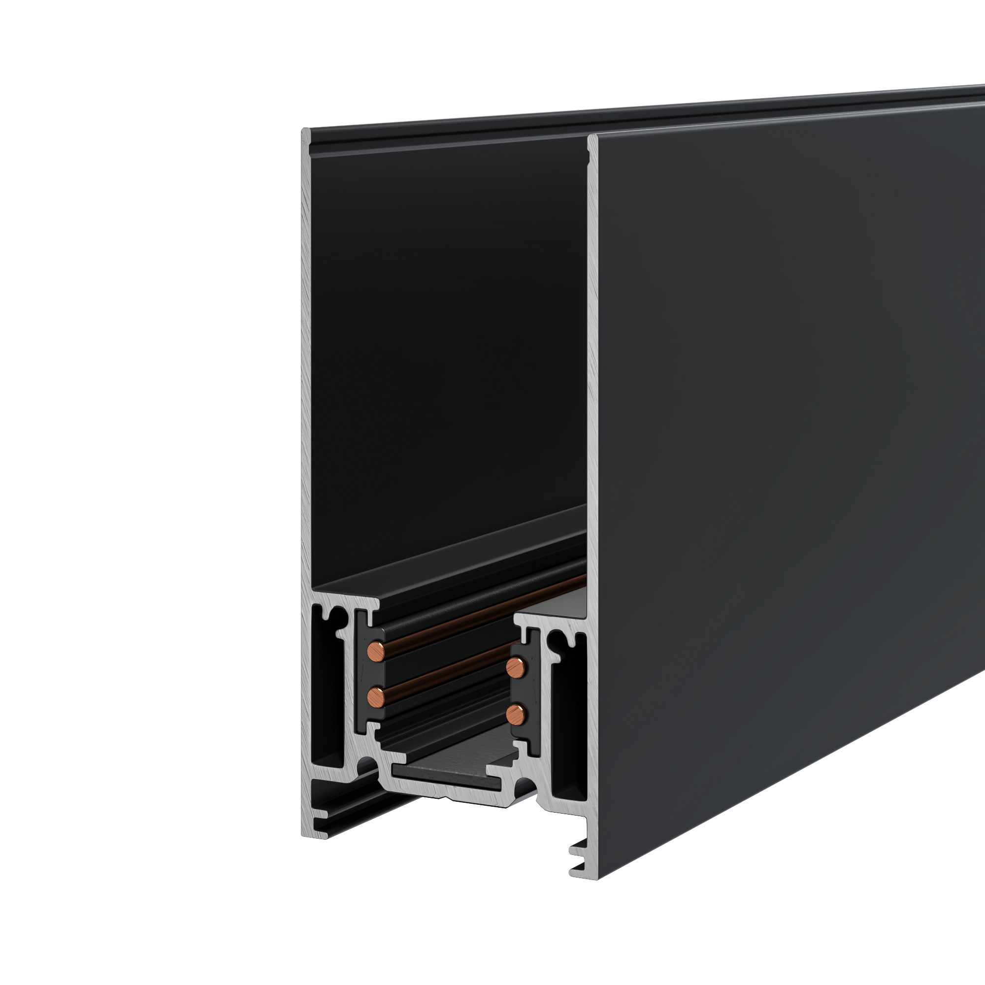 Шинопровод 300 см накладной/подвесной Maytoni Technical Magnetic track system S35 TRX004-213B черныйIP 20