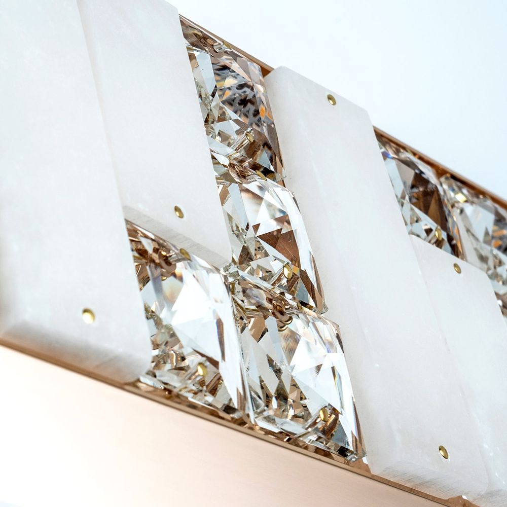 Подвесная люстра 84x30x50см, LED, 36Вт, 3000 / 6000K, Modelux ML.6985.800.300P GD Золото