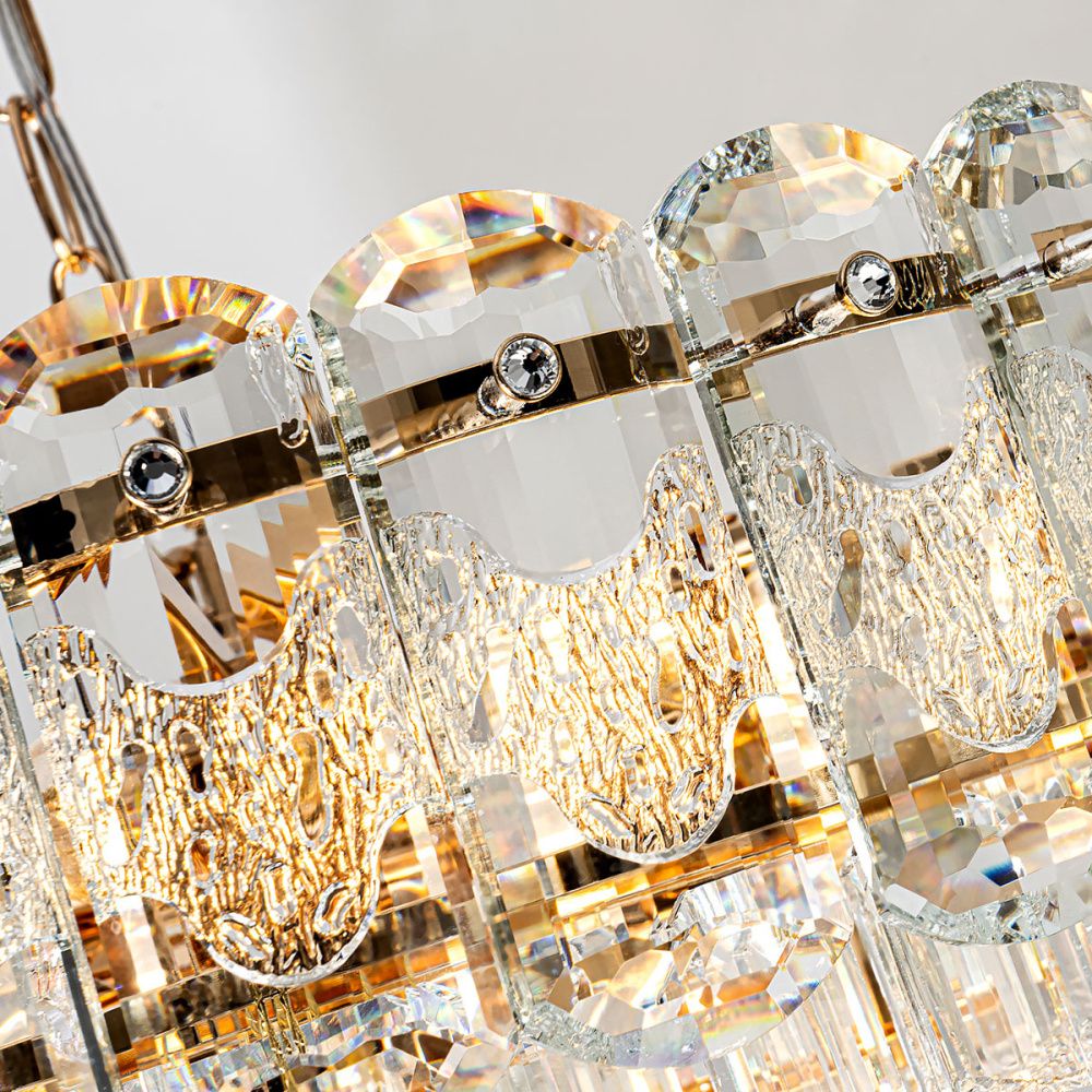 Люстра 60 см, 13*Е14*40W, Modelux  ML.7092.600 GD, Золото