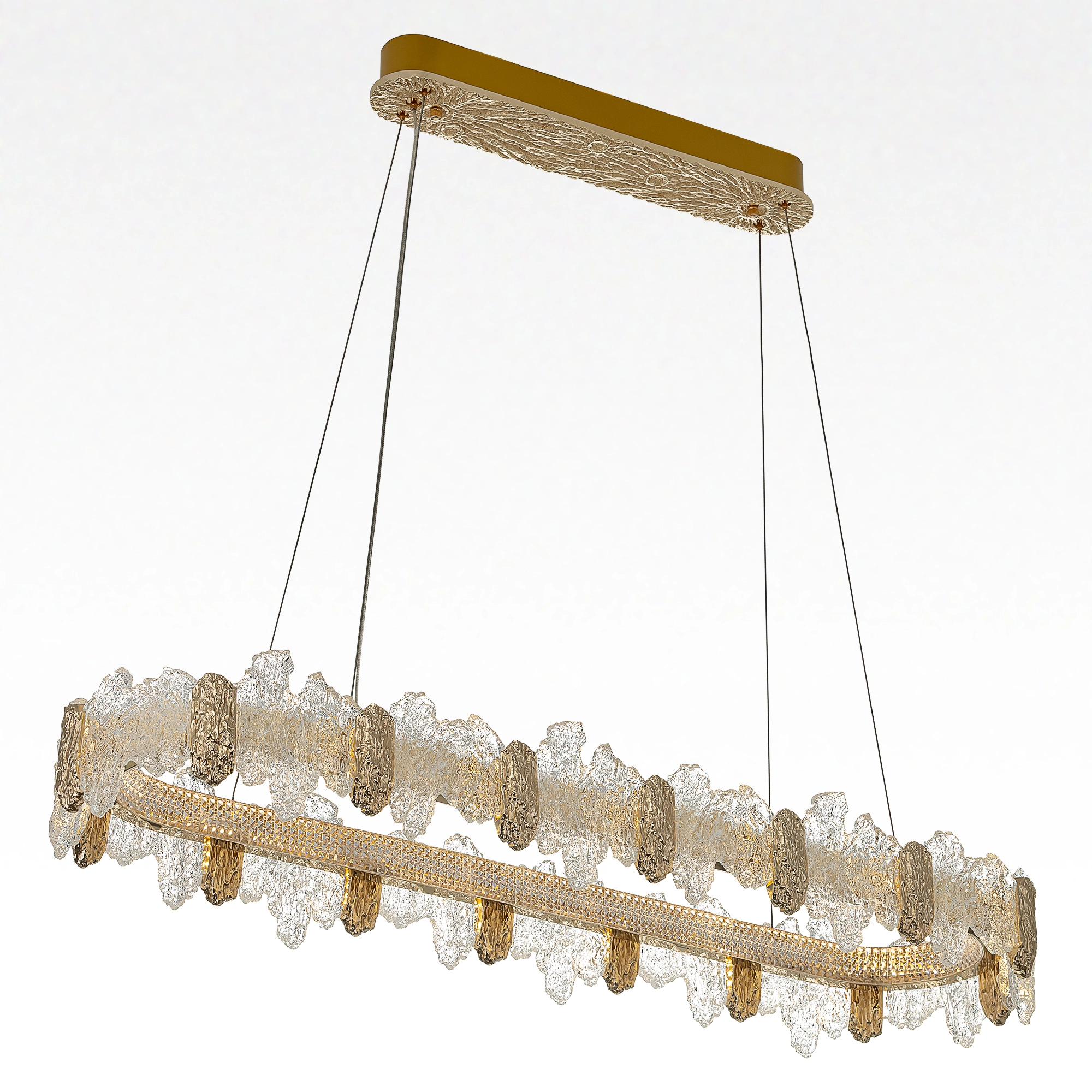 Светильник 100 см, 91W, 3000-6000K, Citilux LAVA CL250172 LED, золото