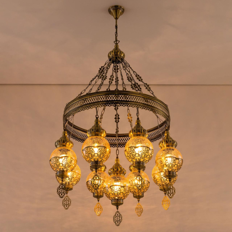 Люстра 80 см Citilux Каир CL419183 бронза