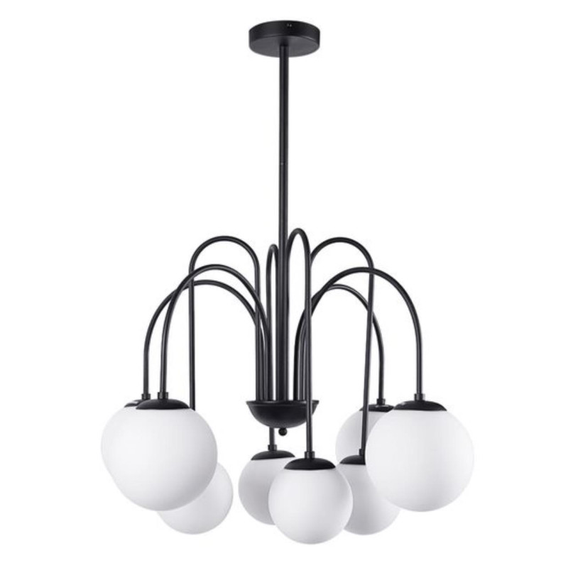 Люстра 75*63 см, 8*E14*40W  Arte Lamp Mebsuta A1675LM-8BK черный