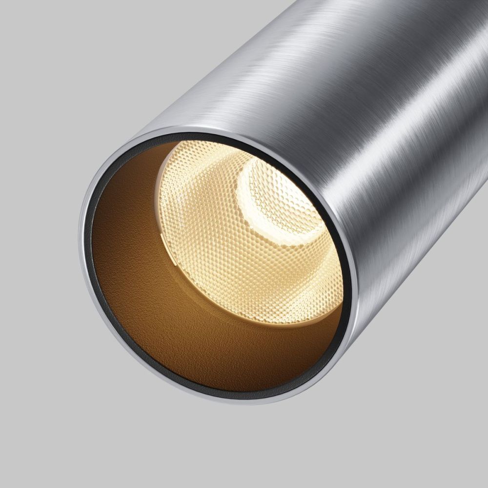 Спот 5 см, 12W, 2700K, Maytoni Technical Focus Led C055CL-L12W2.7K-W-PT, платина