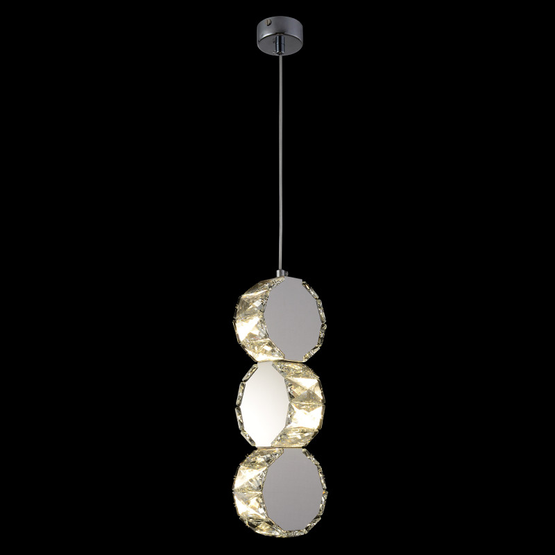 Светильник подвесной 11 см, Crystal Lux BESO SP3, хром