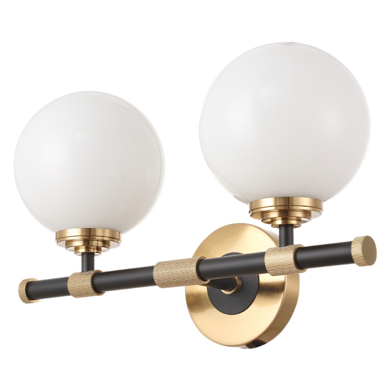 Бра 25 см, Crystal Lux SOPHIA AP2, черный-золото