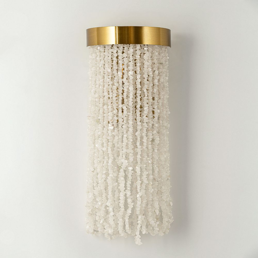 Бра 18*11*40 см, Е14*40W, Modestyle  MS.2441.400 BS-WH, Латунь