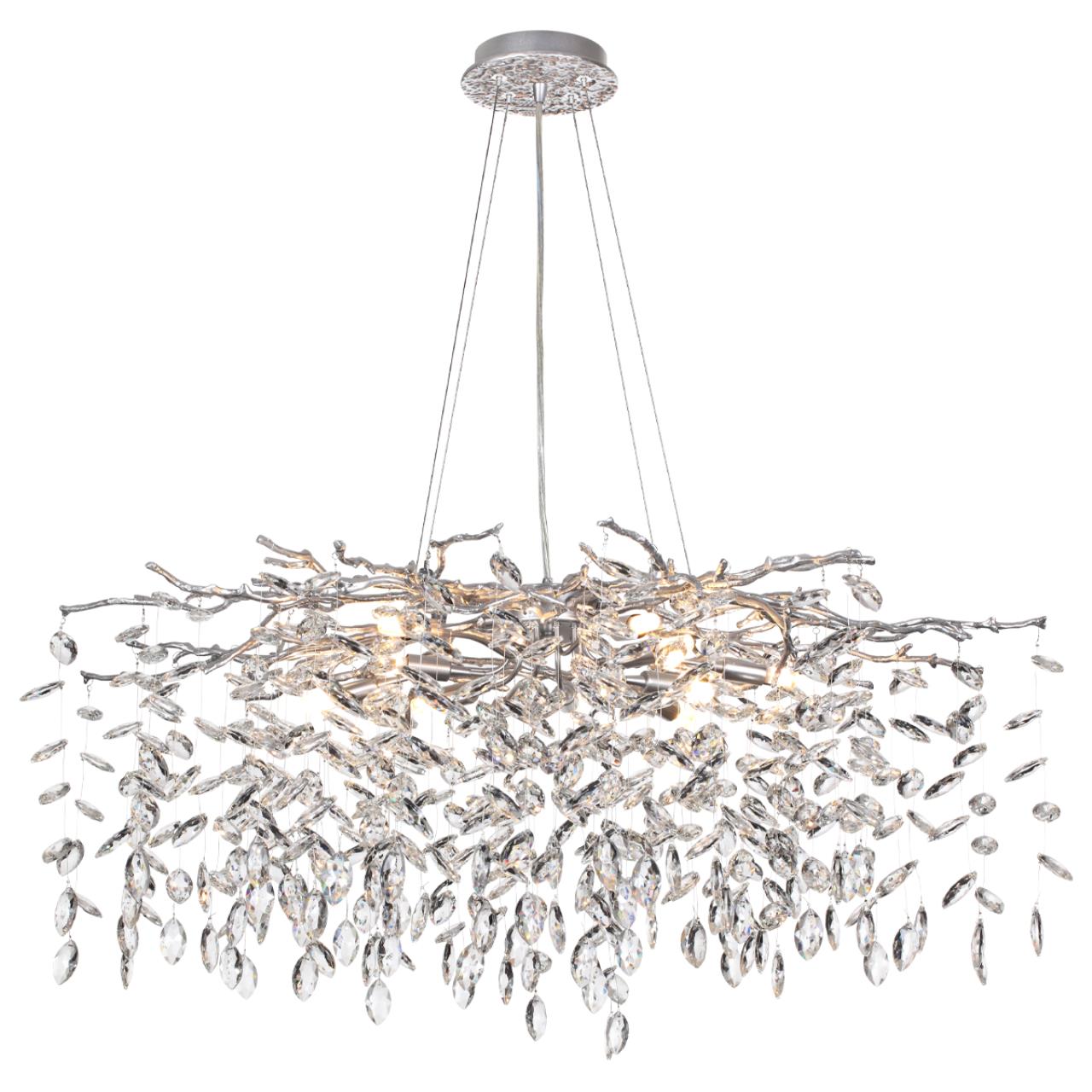 Люстра 80*80*150 см, 12 G9*40W, Odeon Light Delica, хром 4970/12