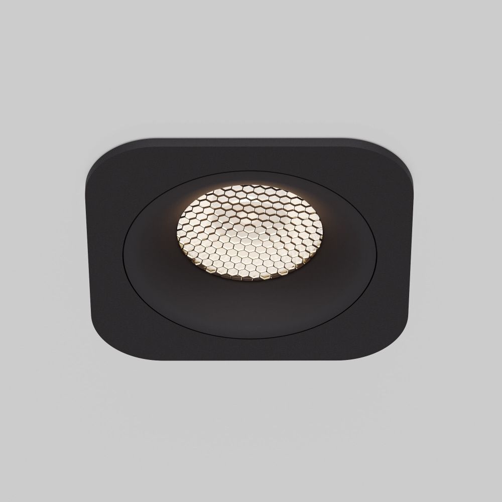 Светильник встраиваемый Tetro 10W 4000K черный IP44 15276/LED Elektrostandard  4690389217890, a071313