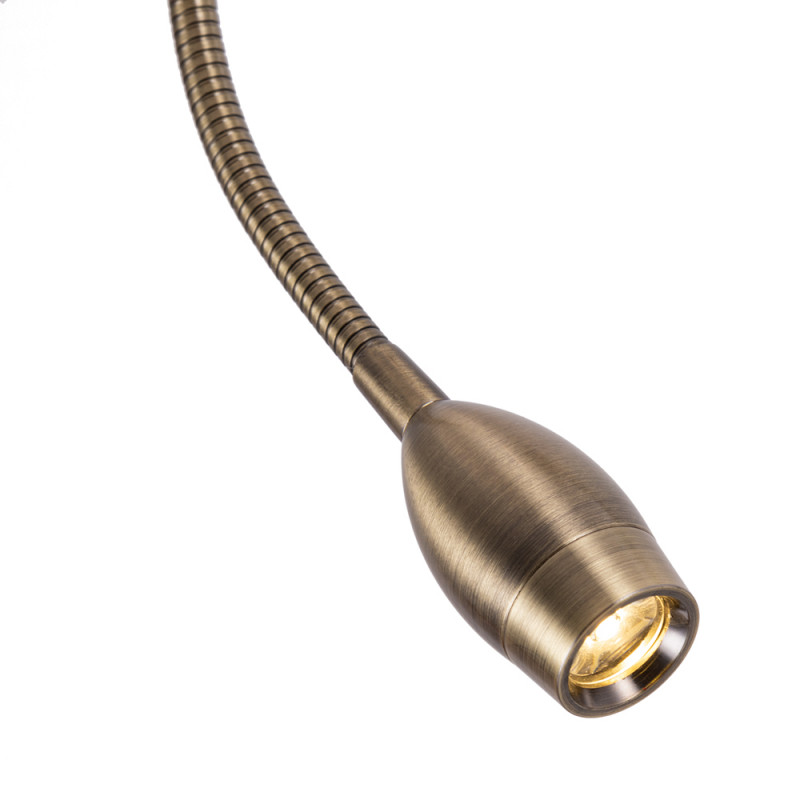 Торшер 38 см, Arte Lamp Elba A2581PN-2AB, античная бронза