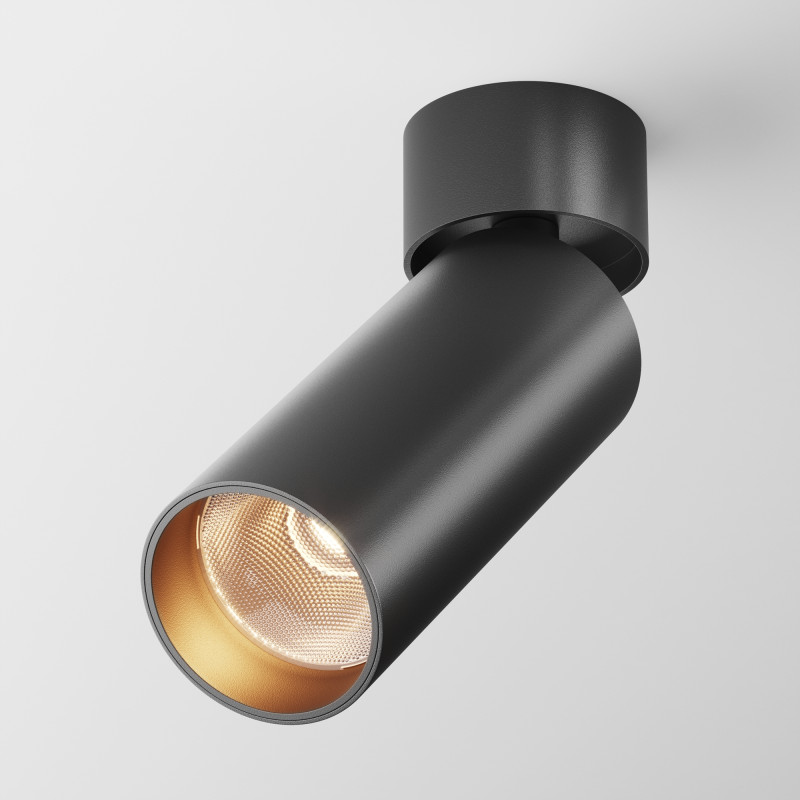 Спот 5,2*5,2*16 см,  LED, 12W, 3000К, Maytoni Technical FOCUS LED C055CL-L12B2.7K-W-B черный