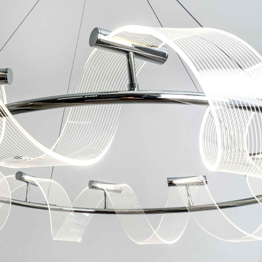 Подвесной светильник 92 см, 42W, 4000К MODESTYLE MS.3029.10 CR хром