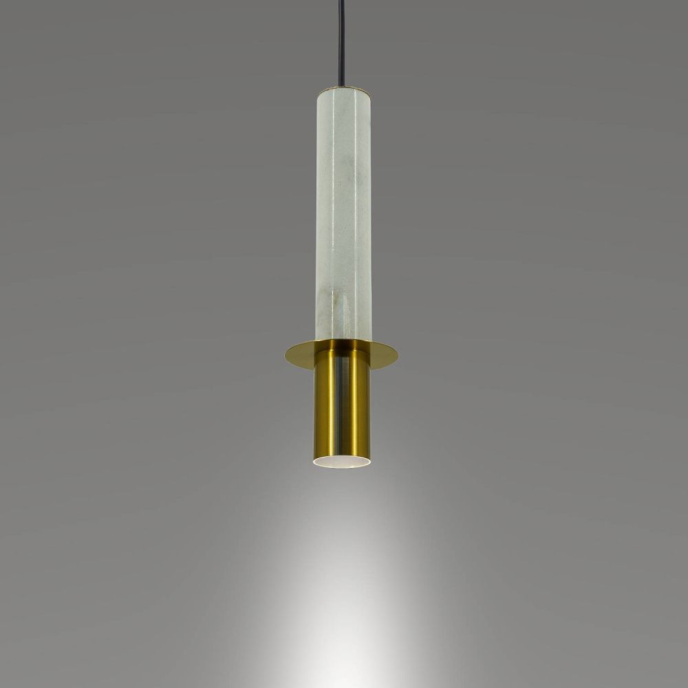 Светильник подвесной *50-190 см, 1*GU10*35W, Lightera Ohrid LE136L-50W, Латунь