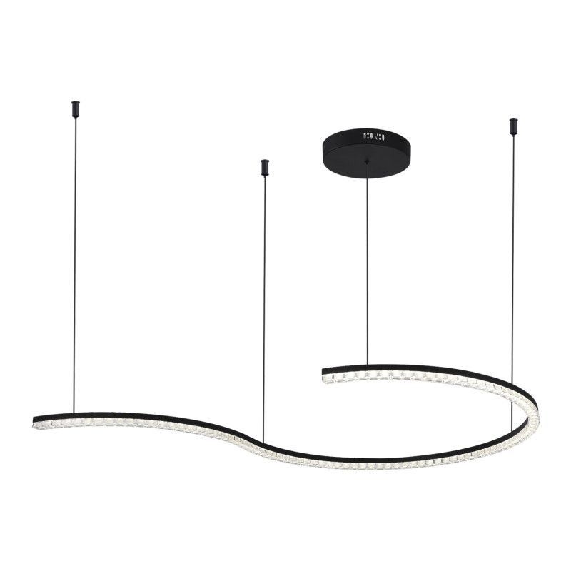 Подвесной светильник 84,6*124,5*-150 см, *LED, 65W, 4000K, ST-Luce Euclidics SL1018.403.01, черный