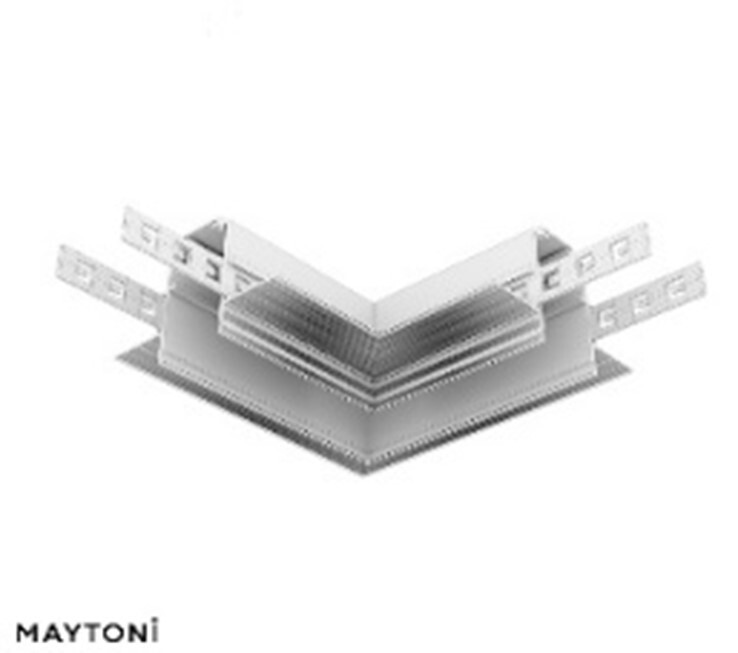 Коннектор угловой Exility встраиваемый под ГКЛ 12,5мм, белый 10*10*4,6 см, LED*W TRA034CL-42.12W Maytoni, Белый