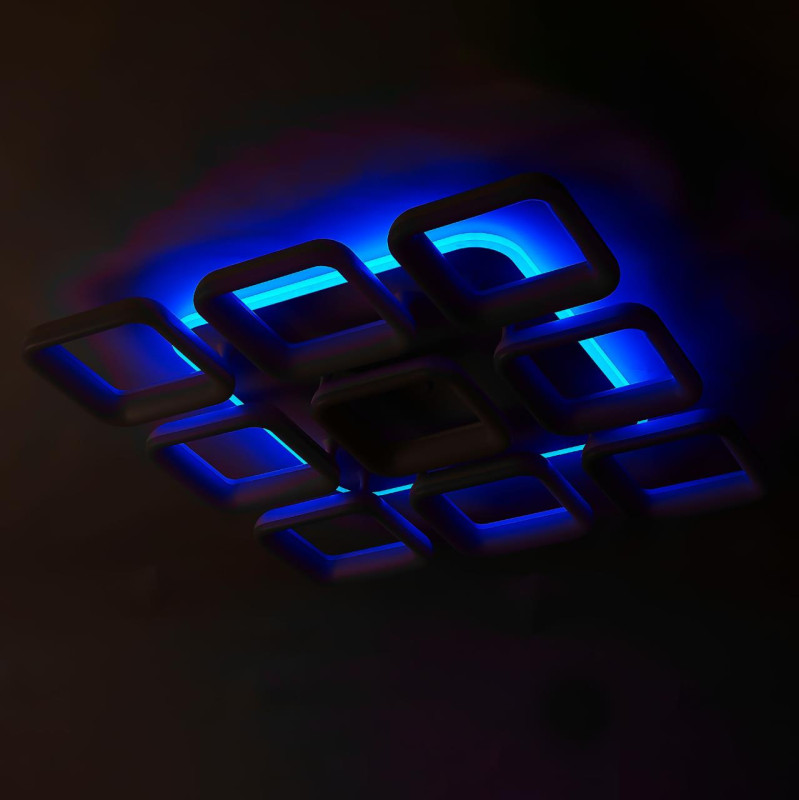 Светодиодный светильник 86 см, 160W с Алисой Citilux Паркер Смарт CL225A290E RGB, 3000-5500K, белый