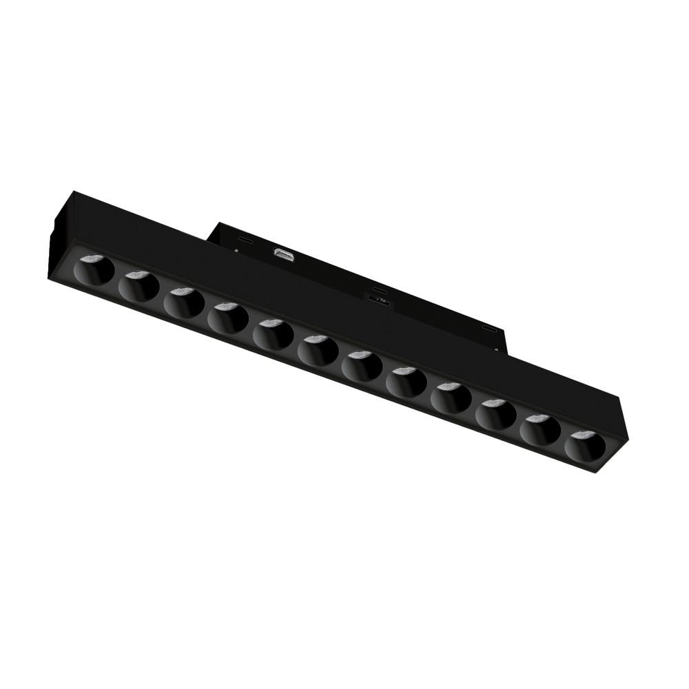 Светильник направленного света 48V 12W Uno CCT Lightstar 259107CCT Черный матовый