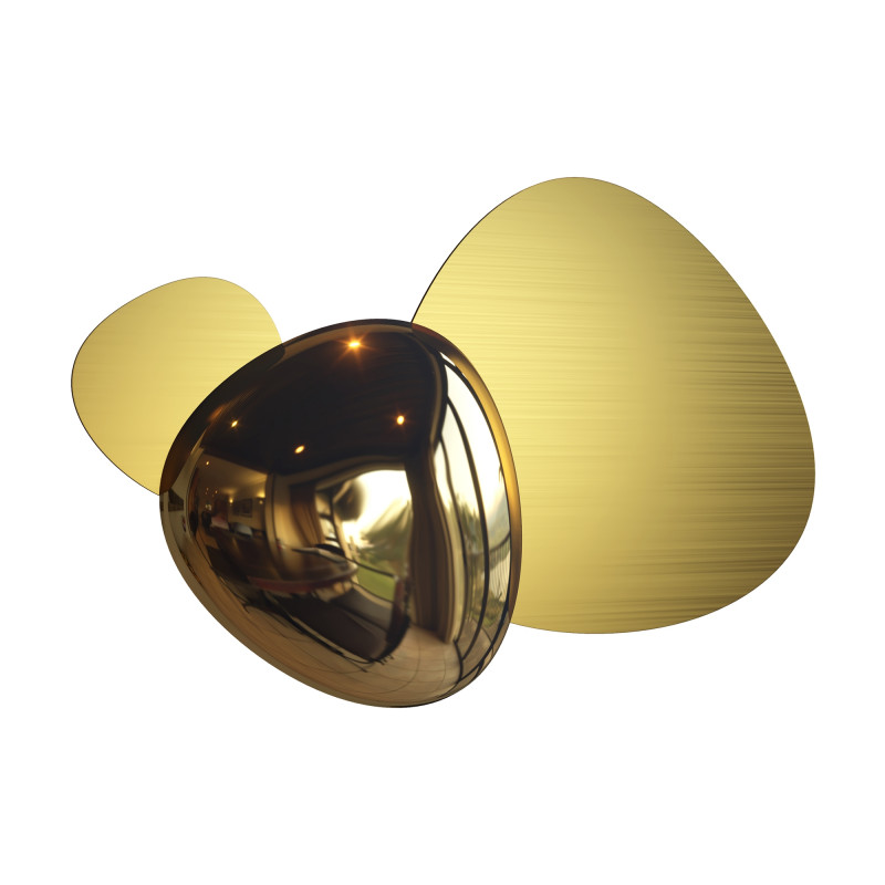 Светодиодный светильник 27 см, 8W, 3000K, Maytoni Jack-stone MOD314WL-L8G3K, золото