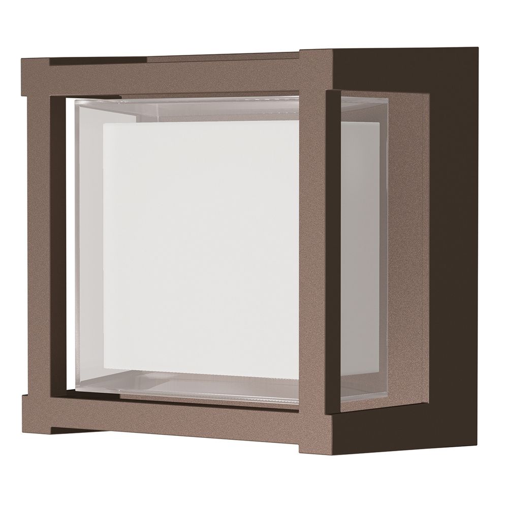 Уличный светильник 16,1*11,1*16,1-16,1 см, вр  см, *LED*15W, 2700-4000K, Mantra Creek MAN8853, коричневый