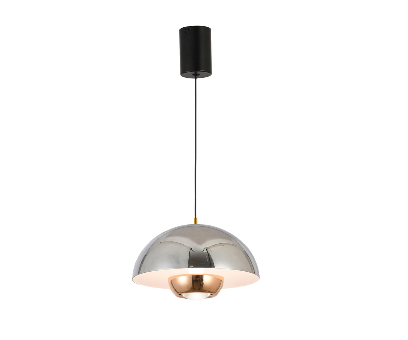 Светильник 23 см, 8W, 4000K, Kink Light 07524-23,02, черный-хром
