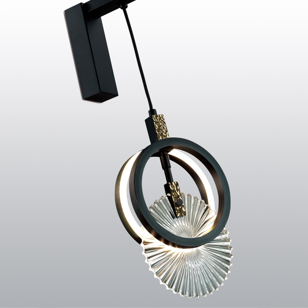Бра 1*LED*17W, 3000К, 986lm Odeon Light Mercury 5421/17WL, черный