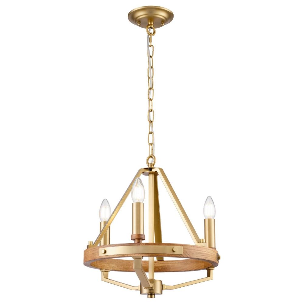 Подвесной светильник 37 см, Wertmark Brenda WE586.03.503, бронза