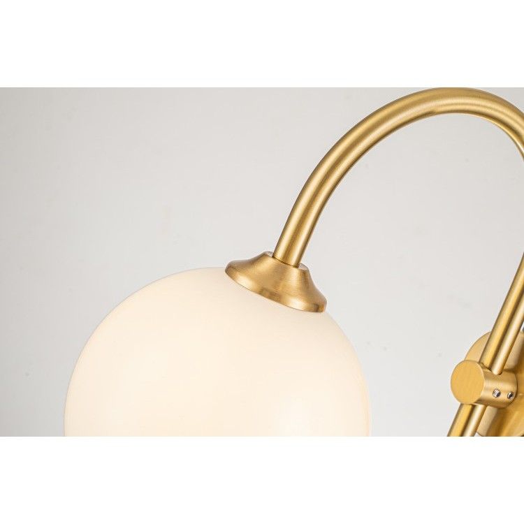 Бра 21-60 см, 1*G9*40W, Belfast Bryson 85043-1W BR MT, Латунь