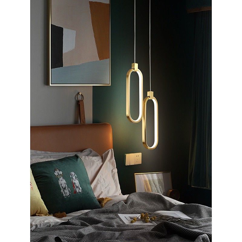 Светильник подвесной *46-200 см, 1*LED*19W, 3000K, Lightera Mondsee LE137L-33G, золотой