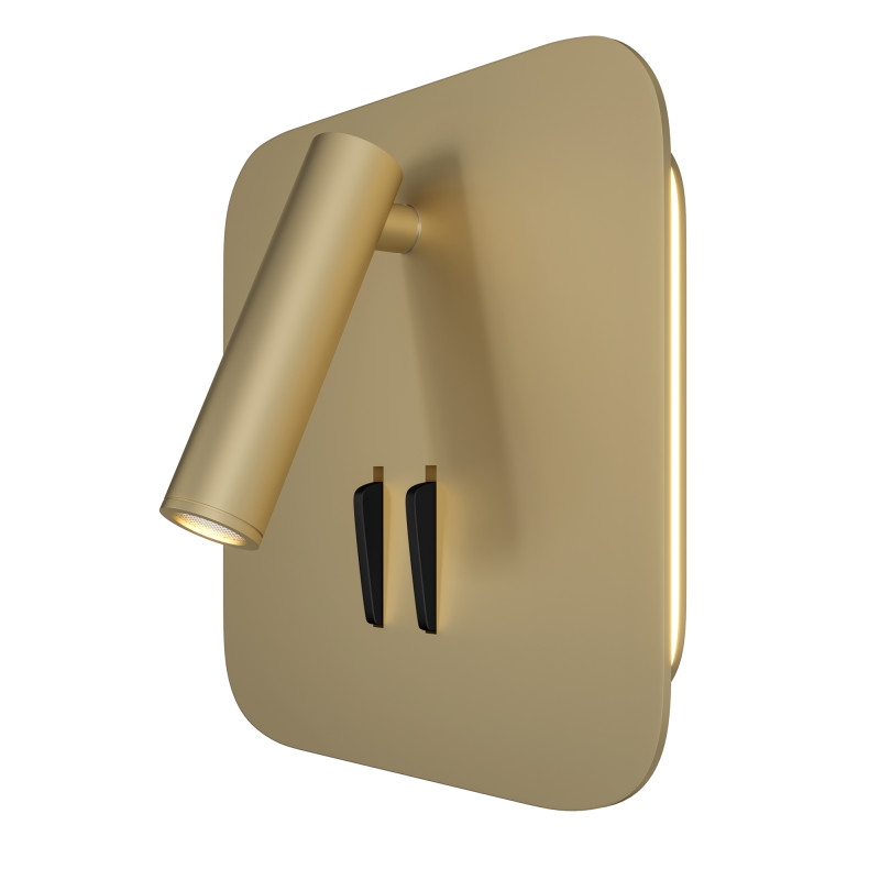 Настенное бра Maytoni Ios 176 C175-WL-01-6W-MG, 9W LED, 3000K, матовое золото