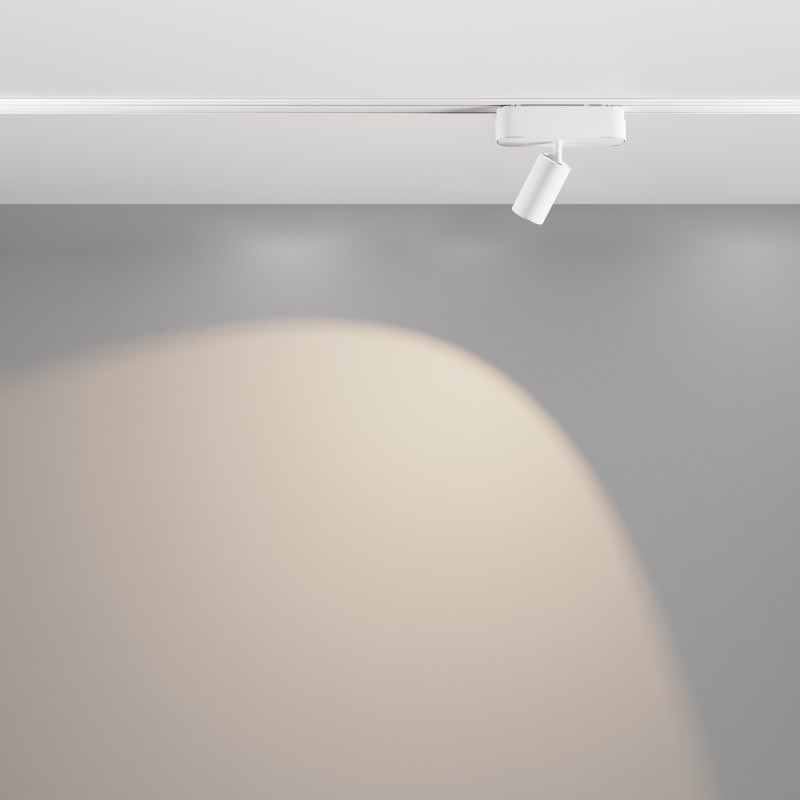 Трековый светильник 3,1*11,5*9,7 см, LED 5W, 4000К, Белый Maytoni Focus LED TR103-1-5W4K-M-W