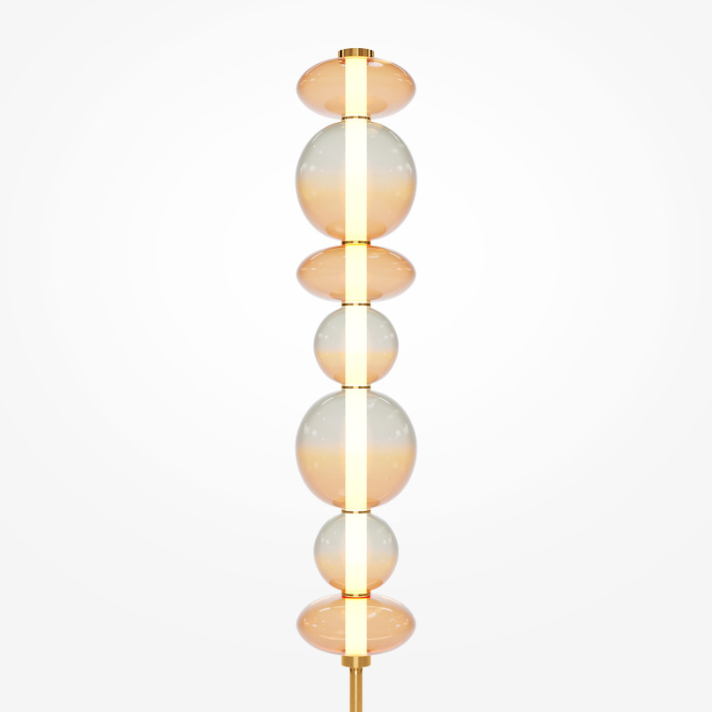 Торшер 28*163 см, LED, 40W, 3000К, Maytoni Futuro MOD307FL-L40BS3K латунный
