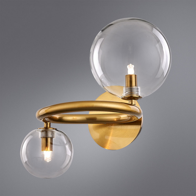 Настенное бра Arte Lamp Albus A7780AP-2AB, античная бронза