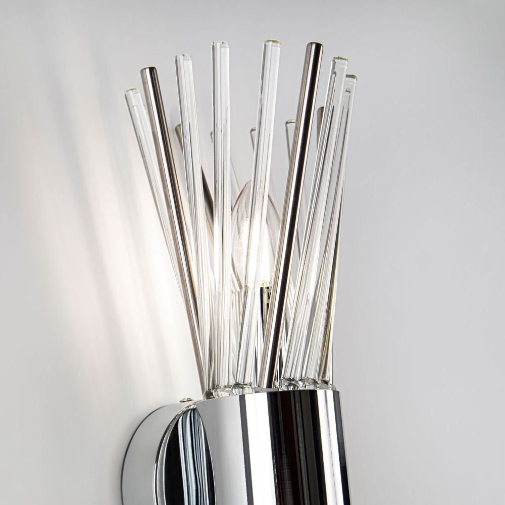 Настенный светильник 14*13*0,0000 см, Е14 2x40ВтW, Хром MODELUX ML.517.02