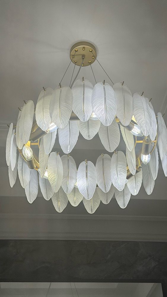 Люстра подвесная 60 см Arte lamp Evie Матовое золото A4052SP-8SG